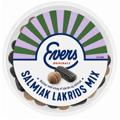 Produktbild von Evers Salmiak Lakrids Mix 180g