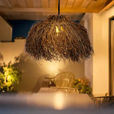 Produktbild von Solarleuchte Hängeleuchte Luxor 58x21cm warmweiß Akku Solarmodul IP44 102287
