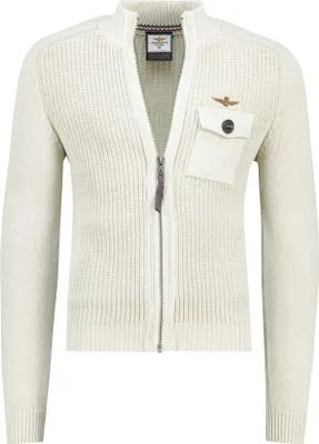 Produktbild von Aeronautica Militare Strickjacke beige Baumwolle