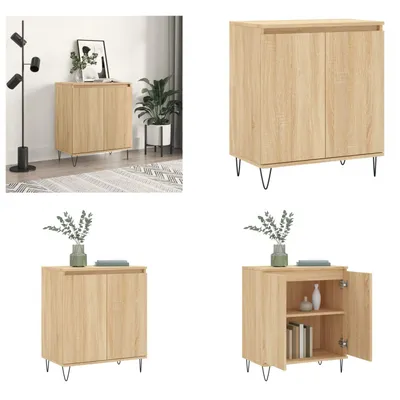 Produktbild von vidaXL Sideboard Sonoma Eiche 60x35x70 cm Holzwerkstoff - Sideboard - Sideboards - Kommode - Anrichte