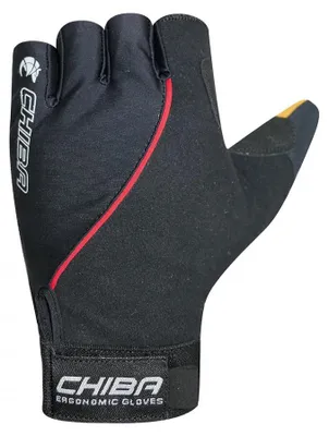 Produktbild von CHIBA Argon III - Rollstuhl-Handschuhe schwarz XL, Gelpolster, atmungsaktiv, ....