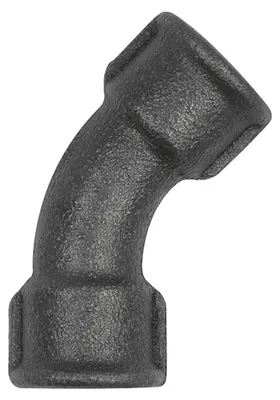 Produktbild von Riegler Bogen 41, 45°, Rp 3/4 i., Rp 3/4 i., Temperguss schwarz