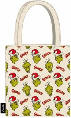 Zdjęcie produktu dla Torba na ramię The Grinch zielona 36,0 x 39,0 x 0,4 cm