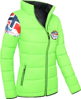 Produktbild von Nebulus Winterjacke BRAXTON Damen, warme Outdoorjacke, praktische & vielseitige Übergangs- & Winterjacke, P4826 - Damen, limettengrün, M/38