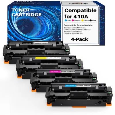 Immagine prodotto di Cartucce toner compatibili con HP 410A - confezione da 4