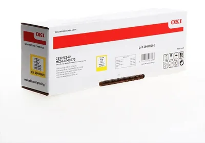 Zdjęcie produktu dla OKI 46490401, 1500 stron(y), Żółty, 1 szt.