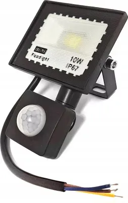Obrázok produktu pre LED svietidlo s detektorom pohybu 10W halogénové fasádne reflektory do záhrady
