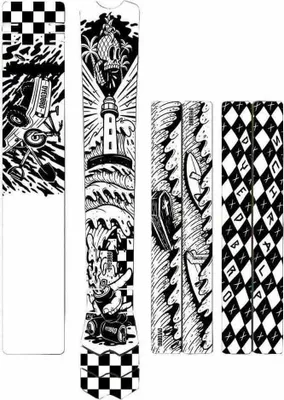 Image de Autocollant de protection pour cadre Dyedbro Surfs Up Multicolore One Size