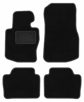 Immagine prodotto di Tappetini in moquette per BMW Serie 4 F36 2014-2021 (Coupe/cabrio xdrive) – set 4 pezzi, neri, su misura – Wielganizator LUX