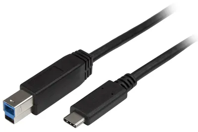 Produktbild von StarTech.com USB-C auf USB-B Kabel 2m USB 3.2 5Gbps Schwarz