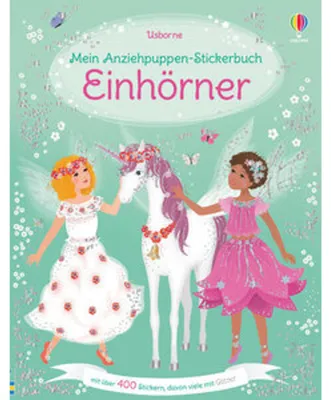 Obrázek produktu pro Mein Anziehpuppen-Stickerbuch: Einhörner