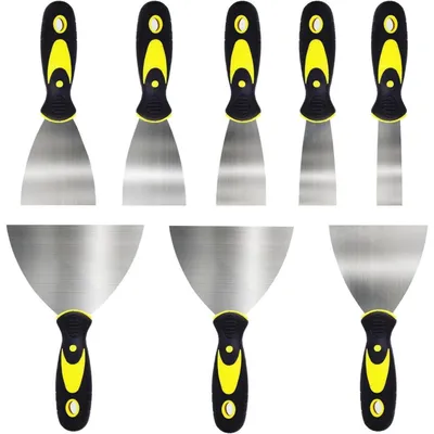 Produktbild von Spachtel Set Edelstahl 8 Stück mit Kunststoffgriff rostfrei 25-150 mm