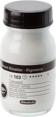 Produktbild von Schmincke 100ml Pigmente Titanweiss Pigmente 18 103 055