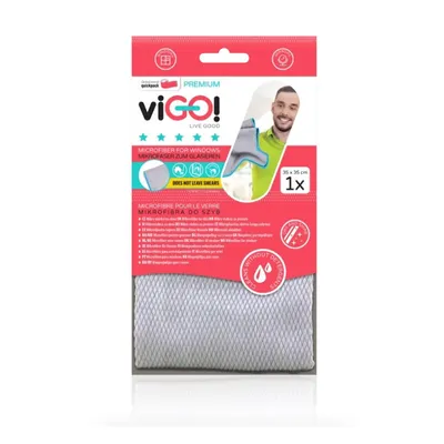 Zdjęcie produktu dla ciereczka z mikrofibry do szyb i lusterek Premium Vigo