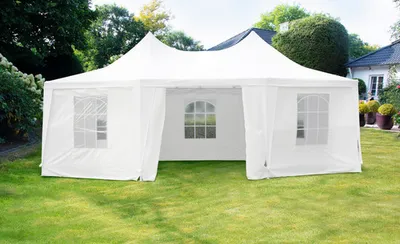 Produktbild von Pavillon bellavista - Home & Garden® 6,80 x 5 x 3,30 m achteckig weiß
