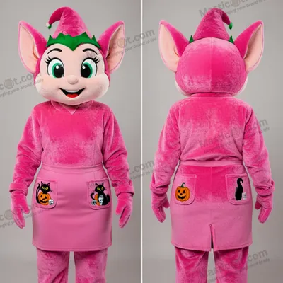 Obrázek produktu pro Růžový MASTICOT sváteční skřítek maskot