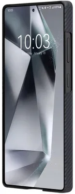 Produktbild von Pitaka KS2501U, Cover, Samsung, Galaxy S25 Ultra, 17,5 cm (6.9"), Grau, Schwarz