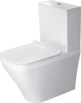 Produktbild von Duravit Stand-WC-Kombination DURASTYLE tief, 370 x 630 mm, Abgang Vario weiß