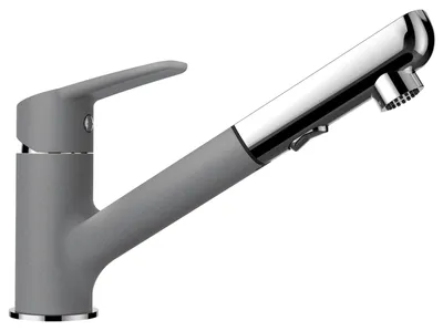 Produktbild von SCHOCK Armatur DAJA in CROMA mit schwenkbarem Brauseauslauf / Einhebelmischer / CRISTALITE PLUS®