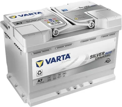Produktbild von VARTA SILVER Dynamic AGM A7 Starterbatterie 12V 70Ah 760A/EN für Auto LKW Batterie