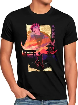 Produktbild von BaumwolleCloud Yuji Adventure Herren T-Shirt  anime japan manga