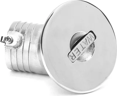 Image de raccord d'entrée d'eau de 50 mm en acier inoxydable 316 pour les yachts, les bateaux de pêche, les vedettes, les voiliers et les camping-cars