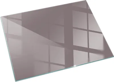 Produktbild von Farbe Beige – Glasbodenplatte für – Kaminofen – Kaminplatte Glas – Schutzglas – Funkenschutzplatte –Glasbodenplatte Feuerfeste – Hitzeschutzplatte – Bodenschutz aus Glas – 120x80 cm