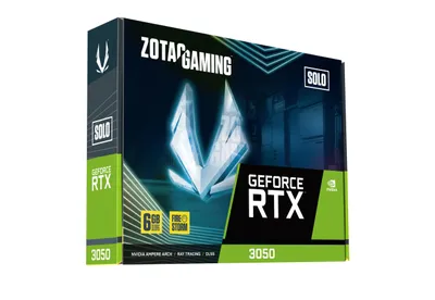 Produktbild von GeForce RTX 3050 SOLO (1x DisplayPort, 2x HDMI 2.1)