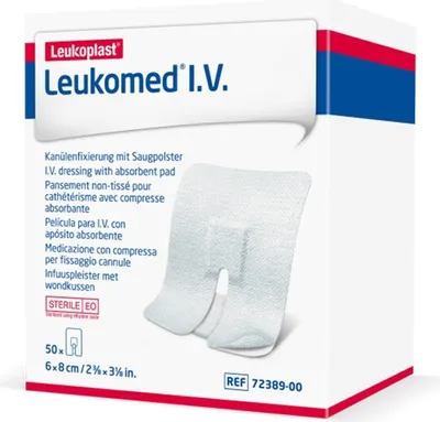 Produktbild von Leukomed IV 6x8cm weiß (50 Stk.)