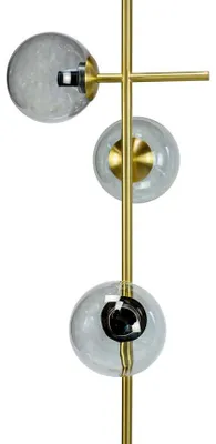 Produktbild von Stehlampe Stehleuchte Standleuchte standlampe Bodenlampe Leseleuchte Innenbeleuchtung Como Glas Messing