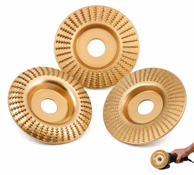 Productafbeelding van 3 Stuks Wolfraamcarbide Slijpschijven 125 mm voor Hout - Slijpschijven voor Haakse Slijpers