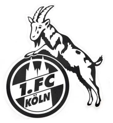 Immagine prodotto di Adesivo 1. FC Köln trasparente (nero)