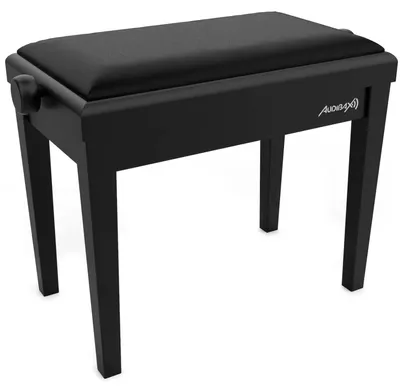 Immagine prodotto di Audibax KB600 Black - Panca per pianoforte con seduta regolabile. Imbottita