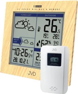 Produktbild von Funkgesteuerte Wetterstation JVD RB9233.1