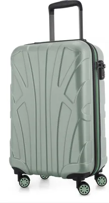 Produktbild von Suitline - lehké příruční zavazadlo 55x35x20 cm vozík do letadla 34 L příruční zavazadlo lehký kabinový kufr 4 kolečka kabinové zavazadlo příruční zavazadlo TSA ,Mint