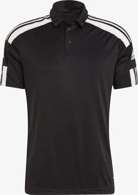 Produktbild von Adidas Squadra 21 Poloshirt Herren - Schwarz / Weiß  | Größe: M