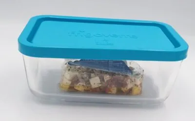 Obrázok produktu pre Bormioli Rocco 3.35160.MA3, Box, Obdĺžnikový, 1,1 L, Modrá, Priehľadná, Sklo, Taliansko
