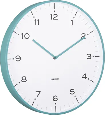 Produktbild von Karlsson - Wanduhr Zirkusringe - Türkisblau - Ø40cm