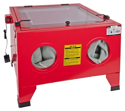 Sandstrahlkabine Sandstrahlgerät Sandstrahlanlage Sandstrahler 90 Liter günstig online kaufen 4031765243704 24370 913947
