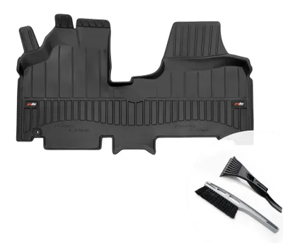 Productafbeelding van moto-MOLTICO 3D rubberen vloermatten voor auto, set van 4 stuks, all-weather rubberen voetmatten - geschikt voor Peugeot Expert II 2006-2016