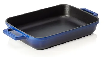 Productafbeelding van Gietijzeren braadpan, 22x30 cm - blauw