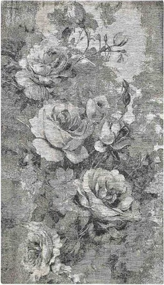 Immagine prodotto di Tappeto Velour antiscivolo ROSE 65X300 cm GREY | GalleriaFarah1970