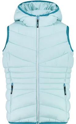 Immagine prodotto di Giletino da bambina in nylon con cappuccio integrato, unisex, adatto a bambini e adolescenti