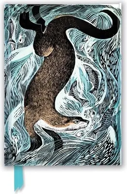 Immagine prodotto di Angela Harding: Fishing Otter (Foiled Journal)