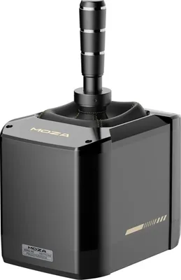 Obrázok produktu pre Moza Racing RS079, Doplnok pretekárskej radiacej páky, Čierna, Hliník, Koža z mikrovlákna, 1000 Hz, 12 Nm, 157 mm