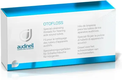 Image de Fils de nettoyage pour zones sensibles, boîte de 10, pour appareils auditifs