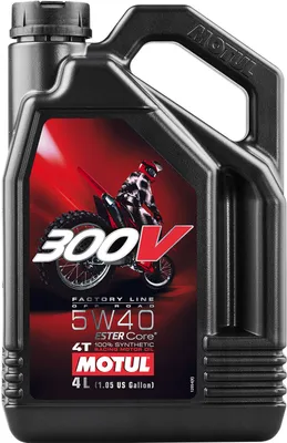 Produktbild von Motul 300V 4T FL Off Road 5W-40 4 Liter Kanister Reifen