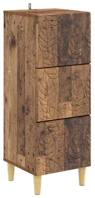 Image de Armoire à tiroirs Bois ancien 33 x 34,5 x 90 cm