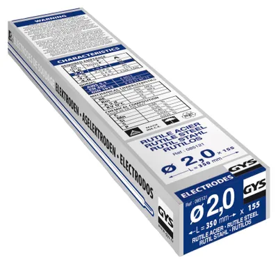 Zdjęcie produktu dla Elektrody GYS stal O2.0mm (x155)