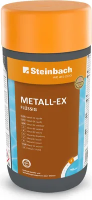 Produktbild von Steinbach | Poolpflege Metall-EX flüssig | Beckenreiniger | entfernt Metalleffekte | schützt vor Verfärbungen | ideal für kristallklares Wasser